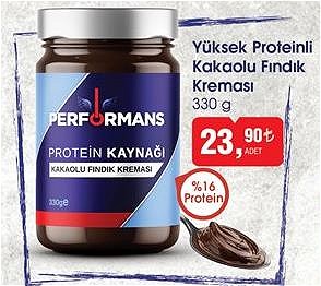 Performans Yüksek Proteinli Kakaolu Fındık Kreması 330 g image