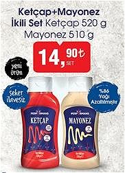 Performans Ketçap+Mayonez İkili Set Ketçap 520 g Mayonez 510 g image