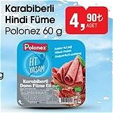 Polonez Fit Yaşam Karabiberli Hindi Füme 60 g image