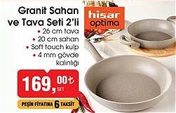 Hisar Optima Granit Sahan ve Tava Seti 2'li image