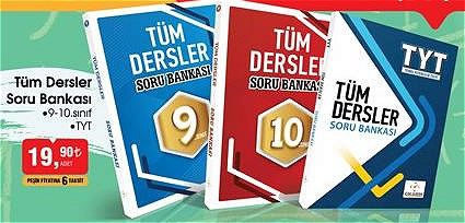 Tüm Dersler Soru Bankası 9-10. Sınıf TYT image