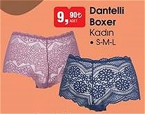 Dantelli Boxer Kadın image