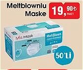 Meltblownlu Maske 50'li image