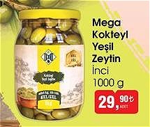 İnci Mega Kokteyl Yeşil Zeytin 1000 g image