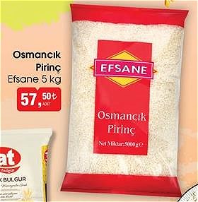 Efsane Osmancık Pirinç 5 kg image