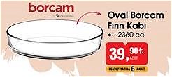 Paşabahçe Borcam Oval Borcam Fırın Kabı 2360 cc image