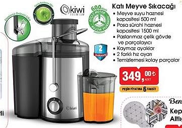 Kiwi Katı Meyve Sıkacağı  image