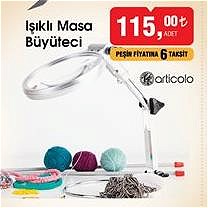 Işıklı Masa Büyüteci image