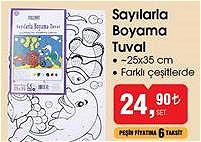 Sayılarla Boyama Tuval 25x35 cm image