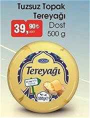 Dost Tuzsuz Topak Tereyağı 500 g image