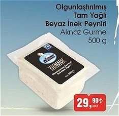 Aknaz Gurme Olgunlaştırılmış Tam Yağlı Beyaz İnek Peyniri 500 g image