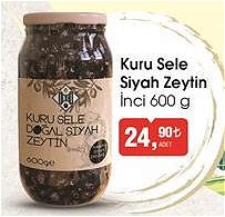 İnci Kuru Sele Siyah Zeytin 600 g image