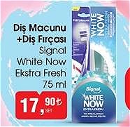 Signal Diş Macunu White Now Ekstra Fresh 75 ml + Diş Fırçası image