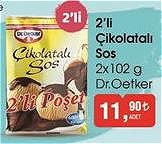 Dr. Oetker 2'li Çikolatalı Sos 2x102 g image