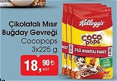 Cocopops 3x225 g Çikolatalı Mısır Buğday Gevreği image