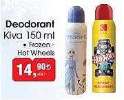 Kiva Deodorant 150 ml Frozen/Hot Wheels image