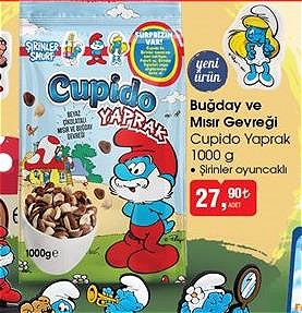 Cupido Yaprak Buğday ve Mısır Gevreği 1000 g image