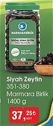 Marmarabirlik Siyah Zeytin 351-380 1400 g image