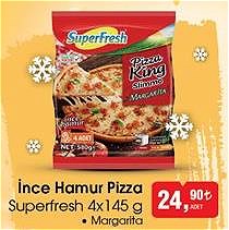 Superfresh İnce Hamur Pizza Margarita 4x145 g image