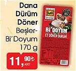 Beşler-Bi'Doyum Dana Dürüm Döner 170 g image