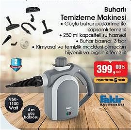 Fakir Buharlı Temizleme Makinesi 950-1100 W image