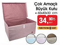 Çok Amaçlı Büyük Kutu 60x40x30 cm image