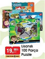 Lisanslı 100 Parça Puzzle image