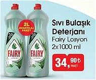 Fairy Losyon Sıvı Bulaşık Deterjanı 2x1000 ml image