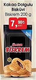Biskrem Kakao Dolgulu Bisküvi 200 g image