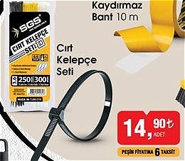 SGS Cırt Kelepçe Seti image