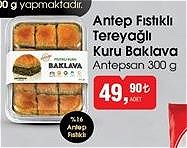 Antepsan Antep Fıstıklı Tereyağlı Kuru Baklava 300 g image