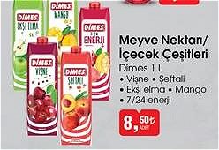 Dimes Meyve Nektarı/İçecek Çeşitleri 1 l image