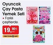 Oyuncak Çay Pasta Yemek Seti image