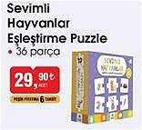 Sevimli Hayvanlar Eşleştirme Puzzle image