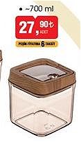Ahşap Görünümlü Kapaklı Erzak Kavanozu 700 ml image