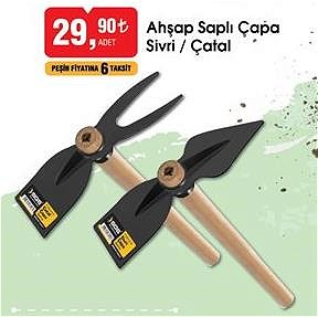 Ahşap Saplı Çapa Sivri/Çatal image