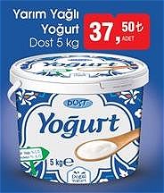 Dost 5 kg Yarım Yağlı Yoğurt image