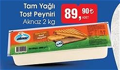 Aknaz 2 kg Tam Yağlı Tost Peyniri image