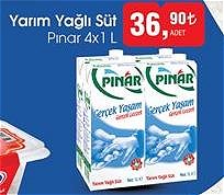 Pınar 4x1 L Yarım Yağlı Süt image
