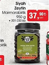 Marmarabirlik 950 g Siyah Zeytin 201-230 kb image
