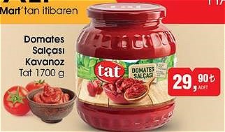 Tat Domates Salçası Kavanoz 1700 g image