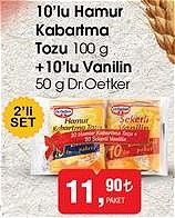 Dr. Oetker 10'lu Hamur Kabartma Tozu 100 g + 10'lu Vanilin 50 g image