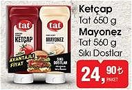 Tat Ketçap 650 g + Mayonez 560 g Sıkı Dostlar image
