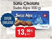 Swiss Alps Sütlü Çikolata 100 g image