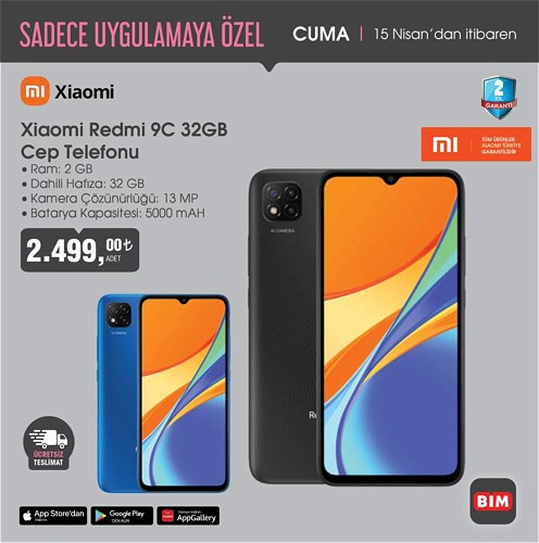 Xiaomi Redmi 9C 32GB Cep Telefonu image