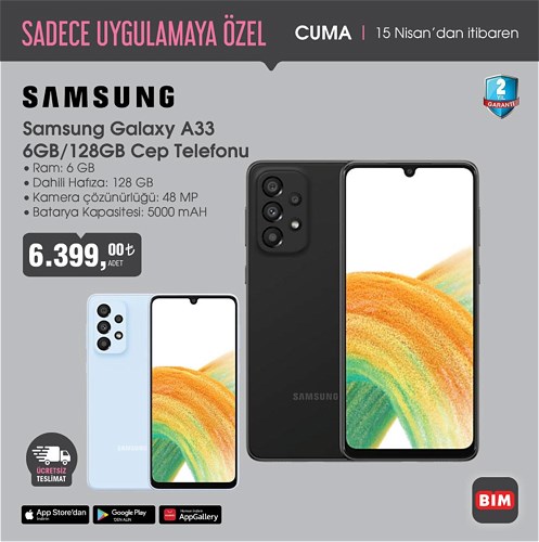 Samsung Galaxy A33 6 GB/128 GB Cep Telefonu image