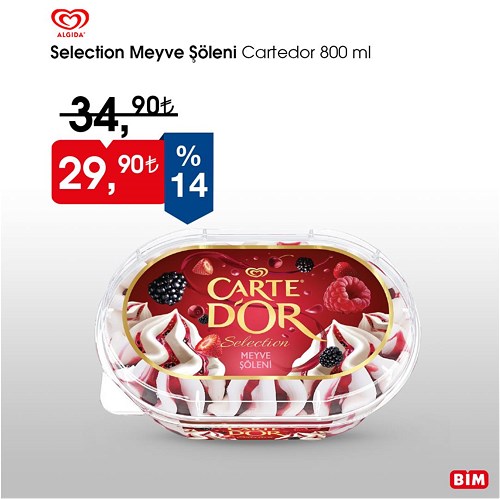 Algida Cartedor Selection Meyve Şöleni 800 ml image