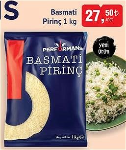 Performans Basmati Pirinç 1 kg image