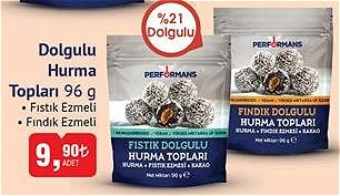 Performans Dolgulu Hurma Topları 96 g image