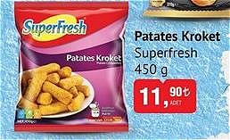 Superfresh Patates Kroket 450 g image